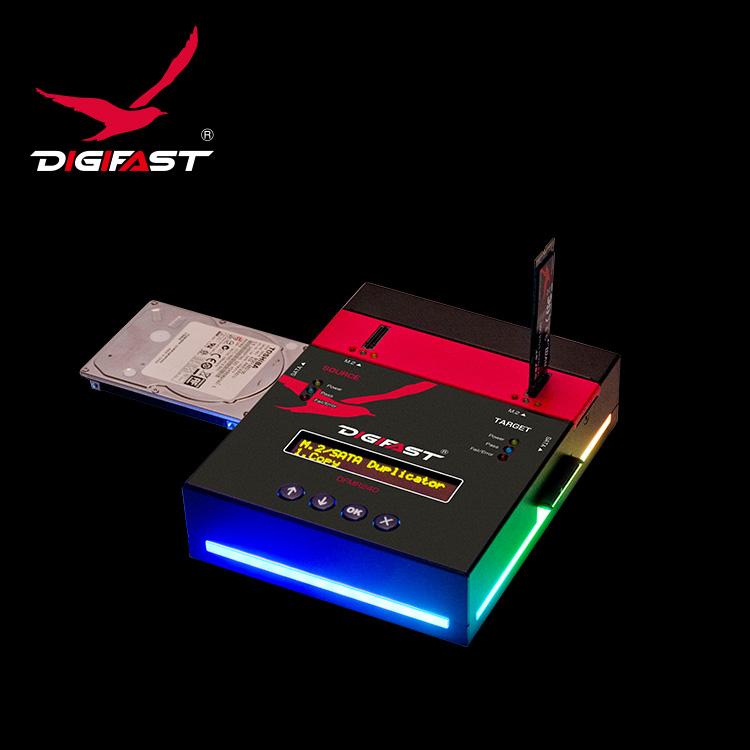 IMAKATSU REPLICATOR DSF 2個セット Digifast M.2 NVMe SATA RGB Cloner And Eraser 1-1, Customizable RGB Des