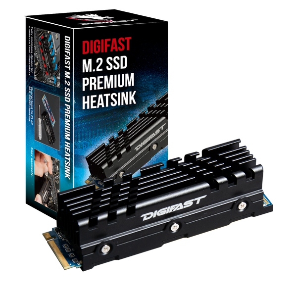 Digifast M.2 2280 SSD Premium Heatsink Black