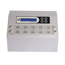 U-Reach 1 to 9 USB Duplicator and Sanitizer - Silver Series - U-Reach eStore